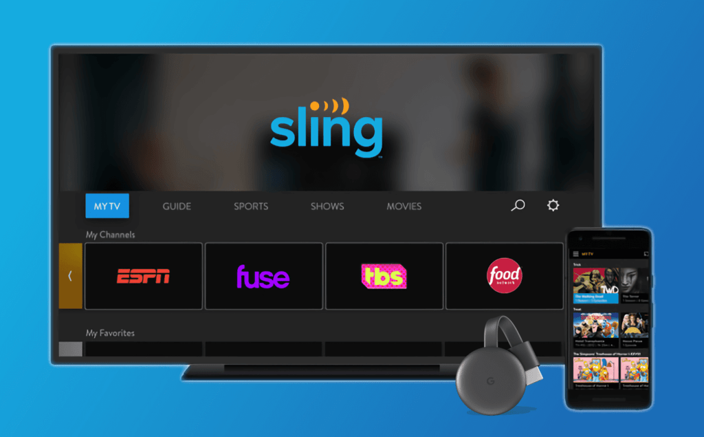 Chromecast Sling TV