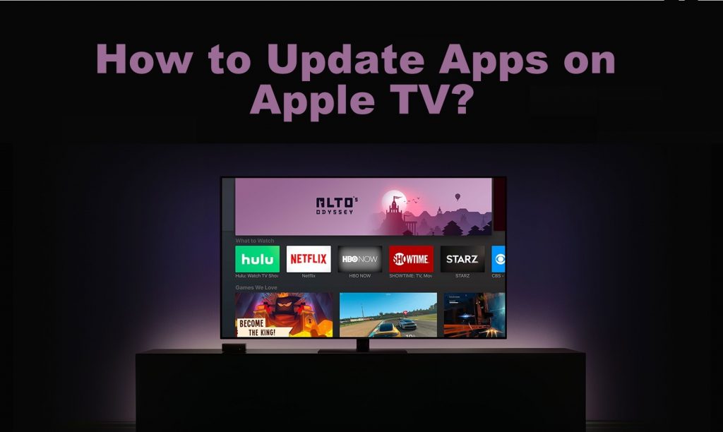 Update apps on Apple TV