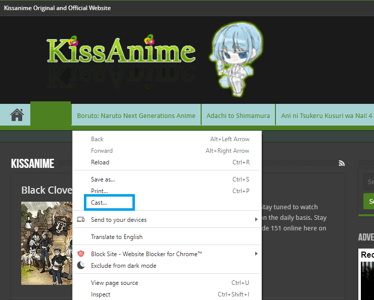 How To Stream Kissanime On Chromecast To Tv Streaming Trick