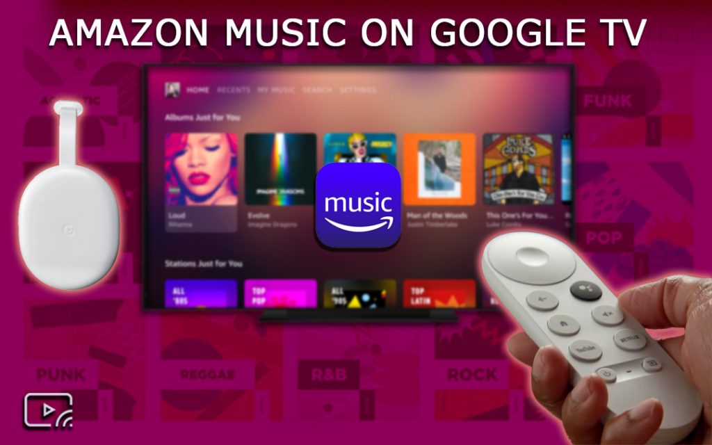 Amazon Music on Google TV