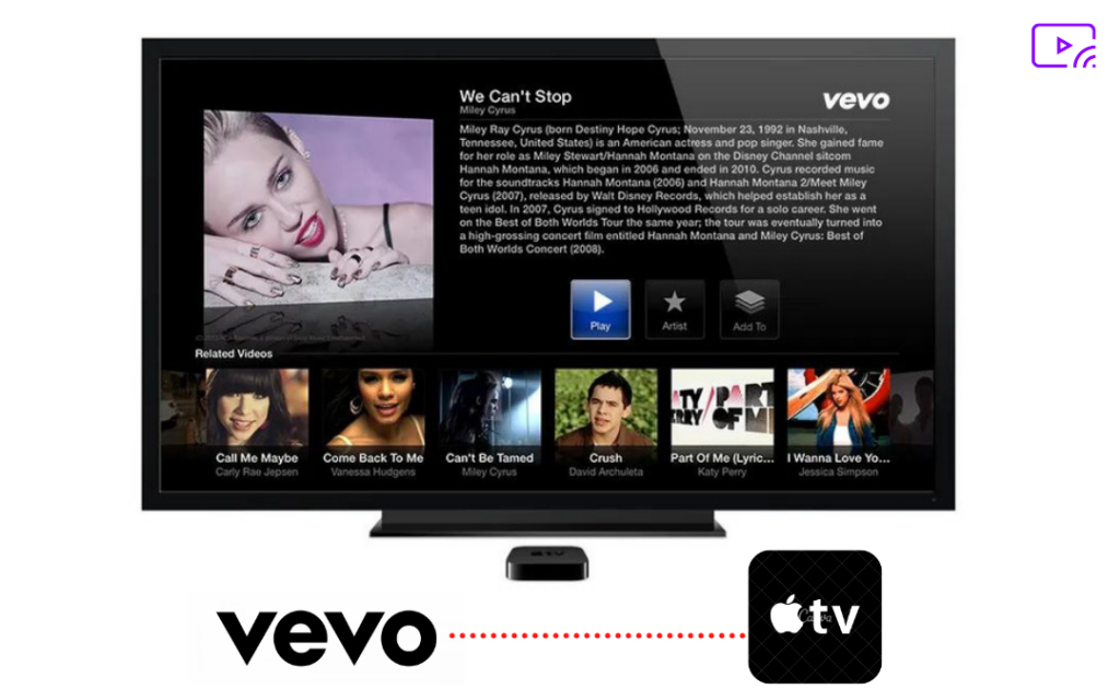 Vevo on Apple TV