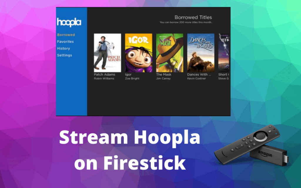 Stream Hoopla on Firestick